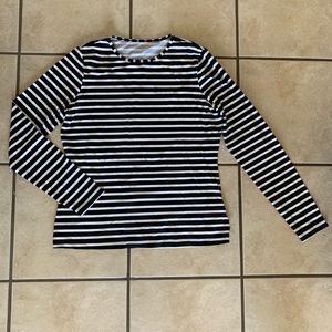 Lands End striped rash guard